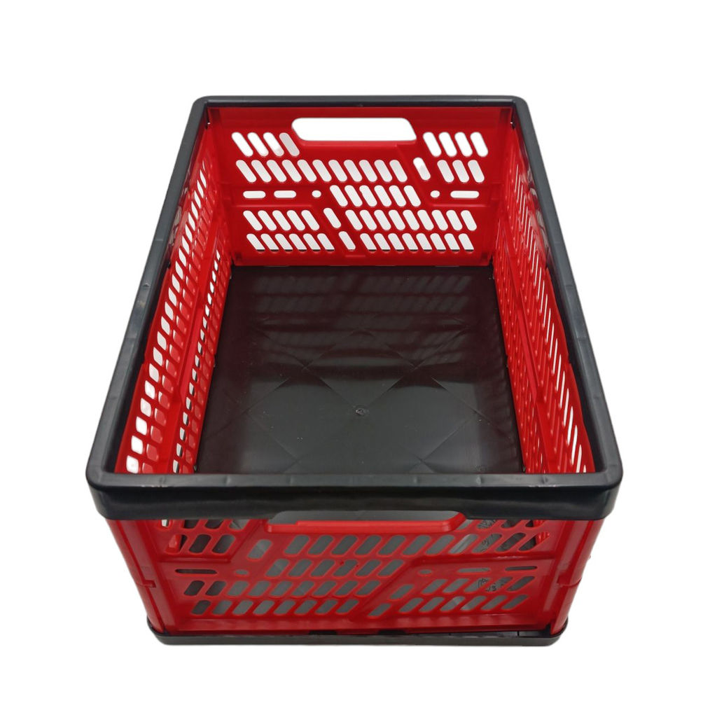 Ящик для хранения овощей п/эт. складной 475х350х240мм 35л микс цветов