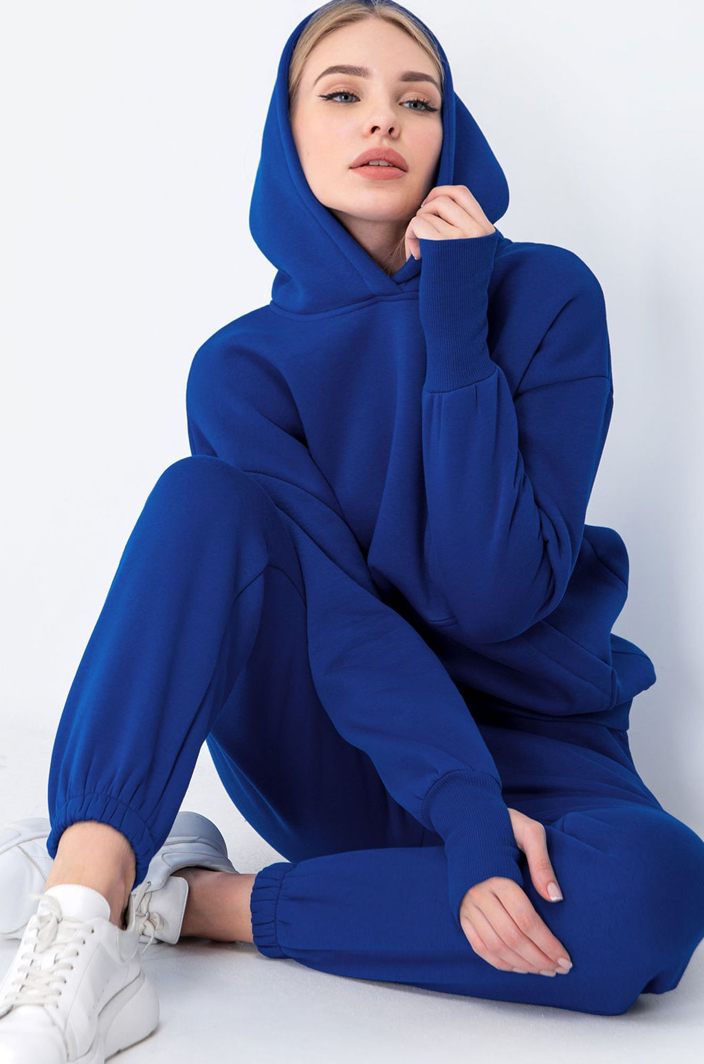 Теплый женский костюм из футера трехнитки с начесом Happy Fox  фото 2