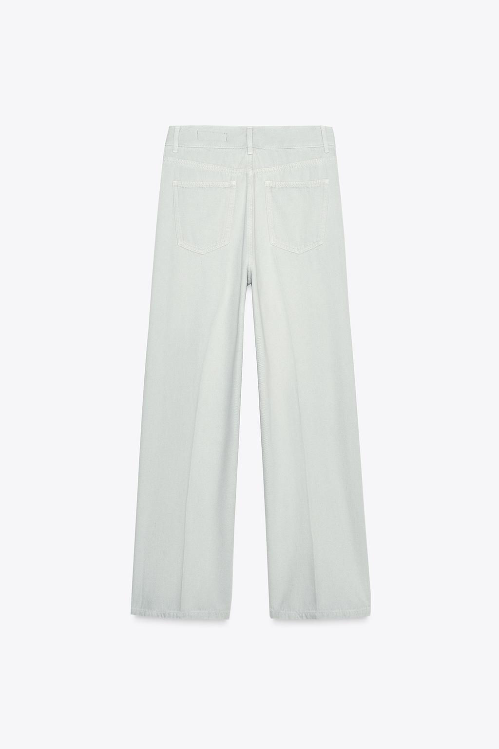 ZW COLLECTION HIGH-WAIST WIDE-LEG JEANS - Zara фото 16