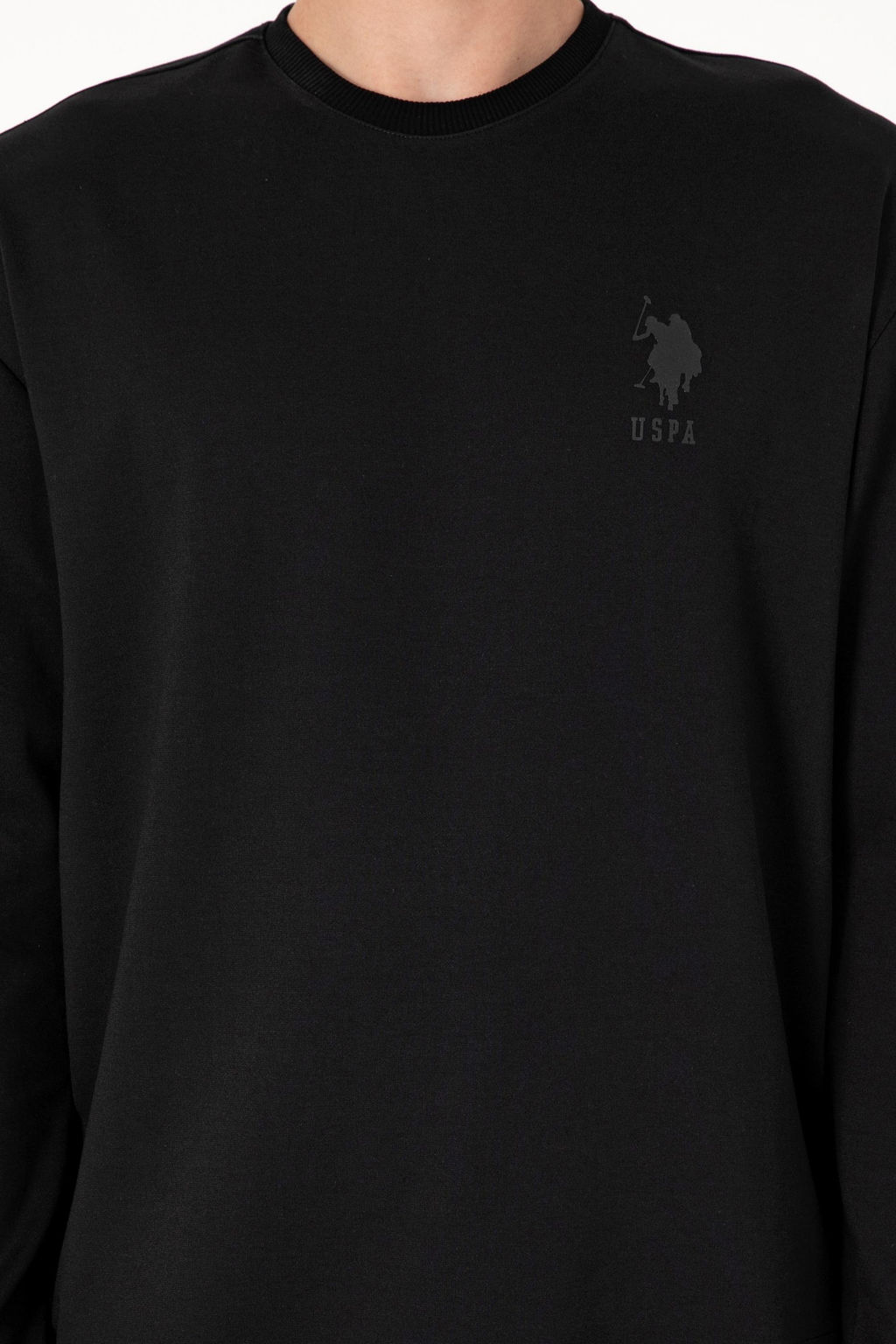 Erkek Siyah Sweatshirt