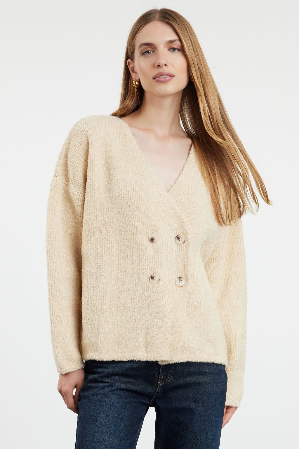 TRENDYOLMILLA Tas Yumusak Dokulu Kruvaze Triko H?rka TWOAW25HI00163  фото 2