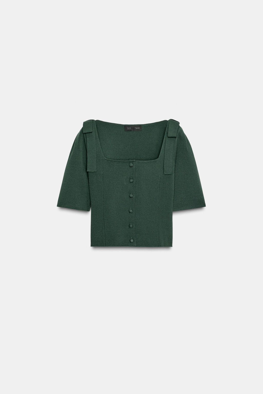 CARDIGAN WITH SHOULDER TIES - Zara фото 6