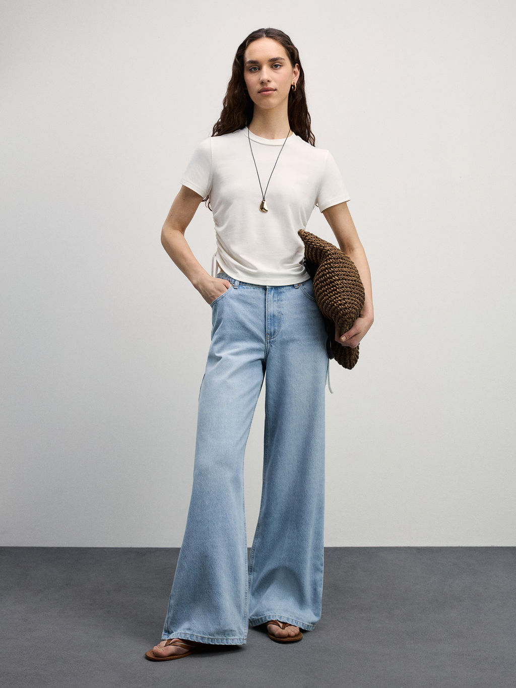 Футболка со сборками / Zarina фото 2