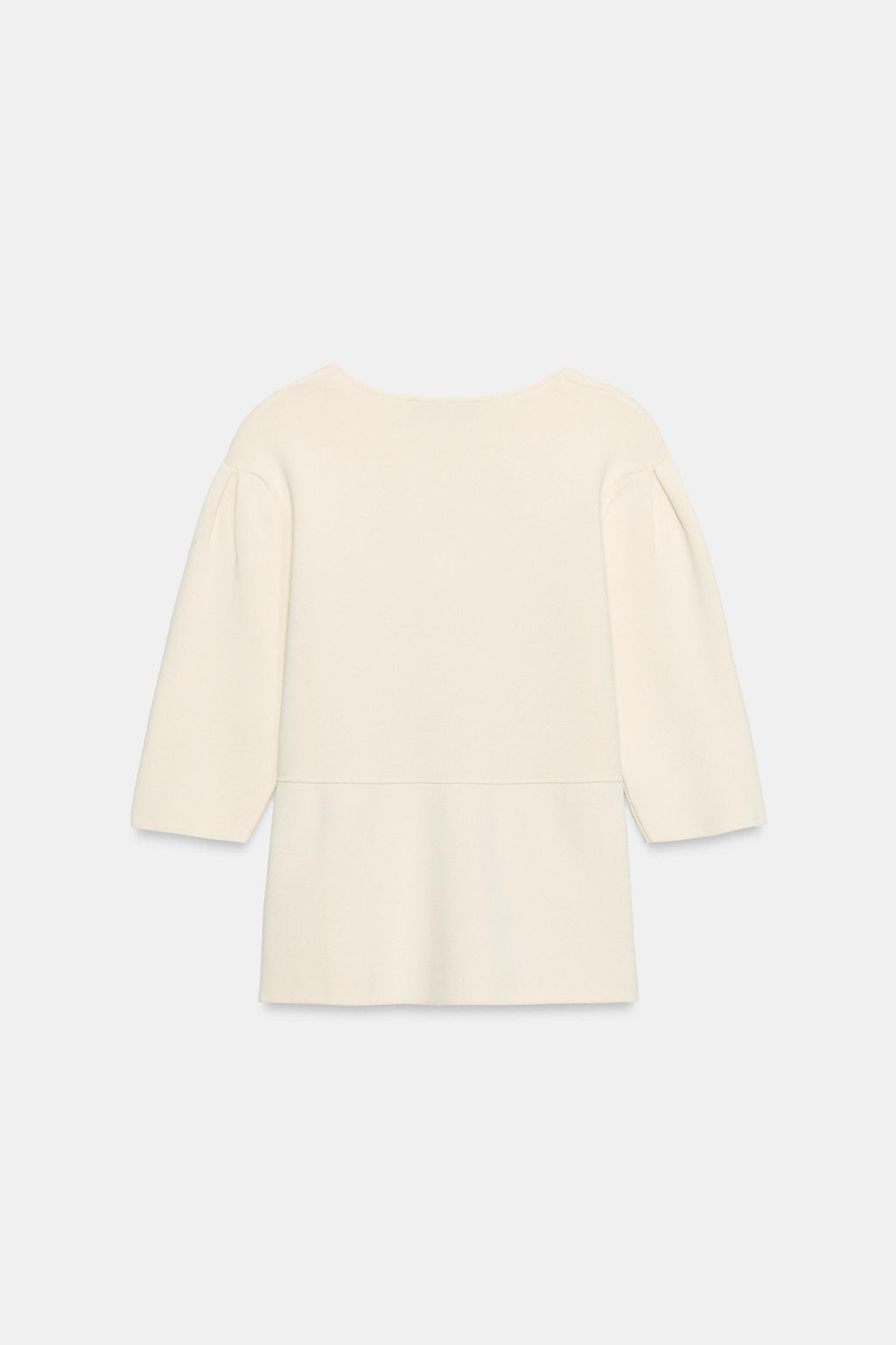 CHAQUETA PUNTO MANGA CORTA / Crudo - Zara фото 7