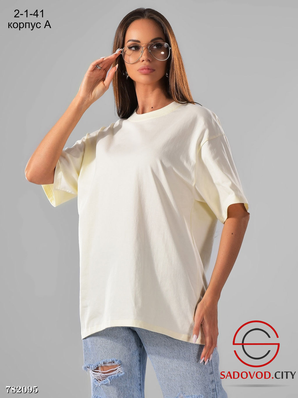 Женская футболка базовая однотонная - Bruno фото 6