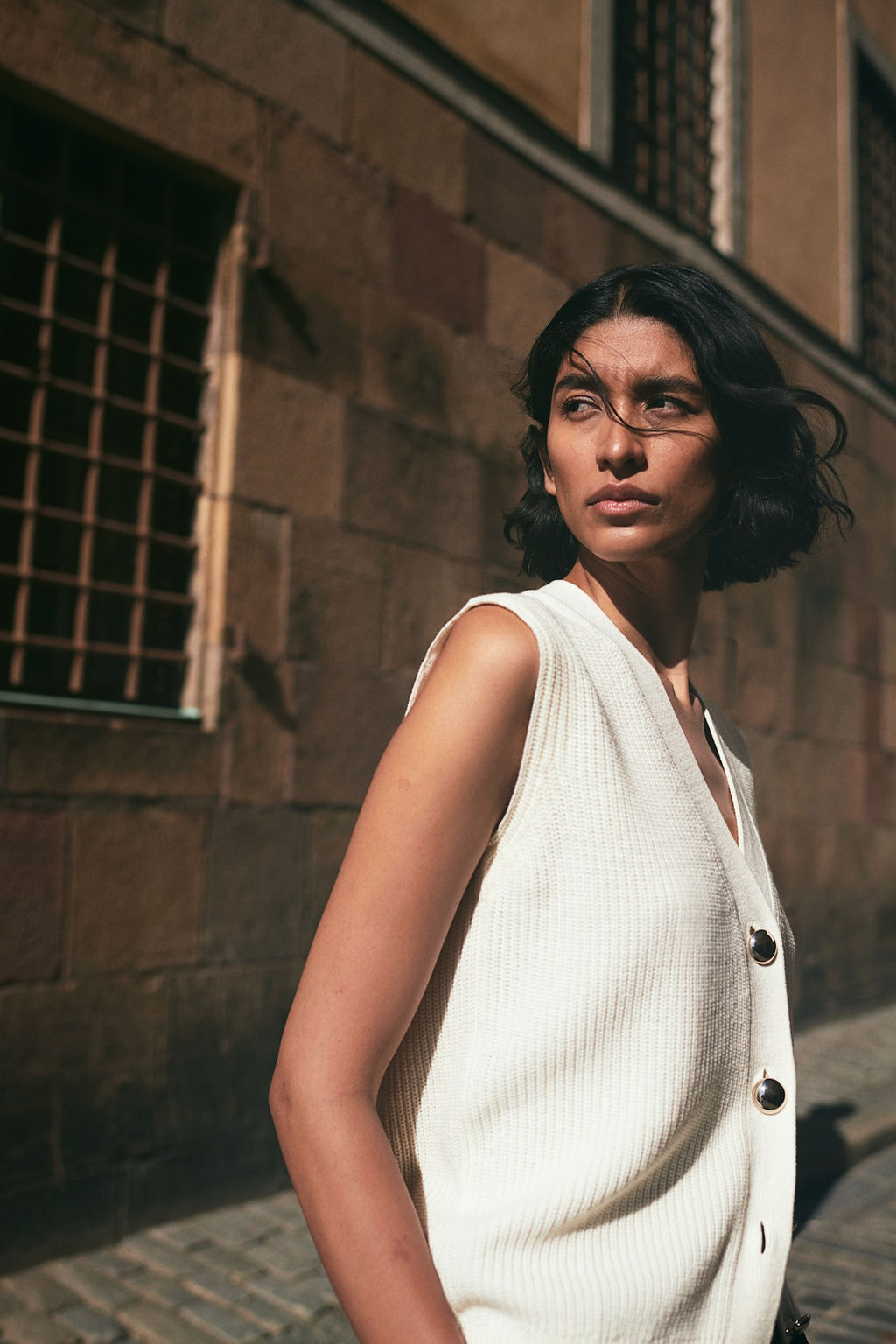 Sueter sin mangas en punto de canale - H&m фото 3