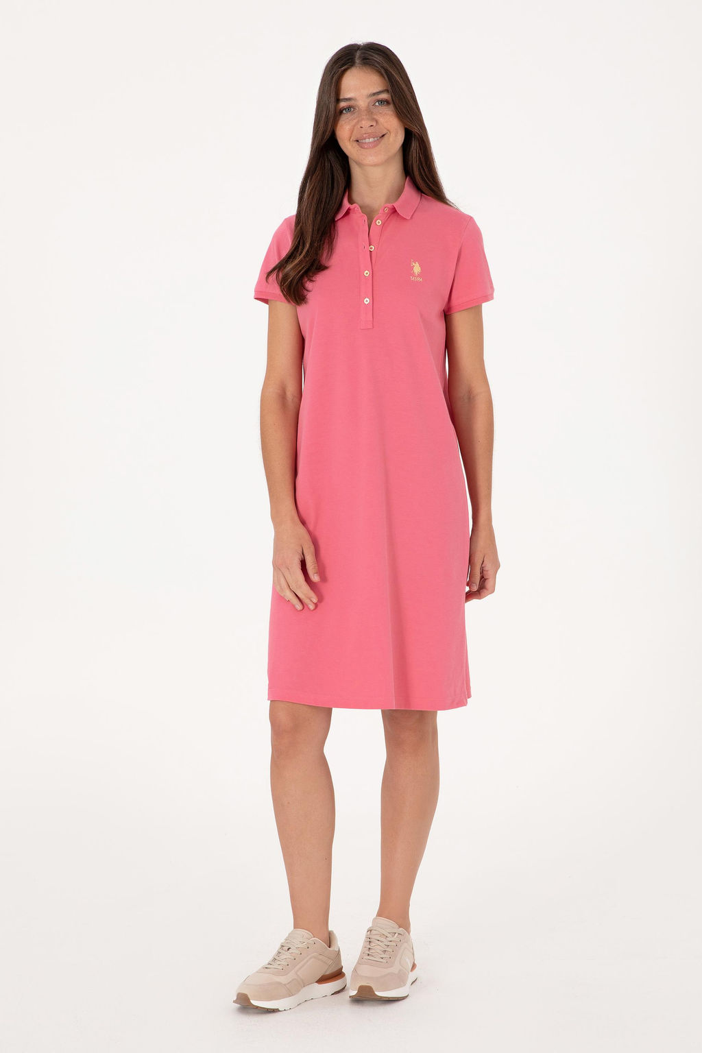 Kad_n Pembe _rme Elbise