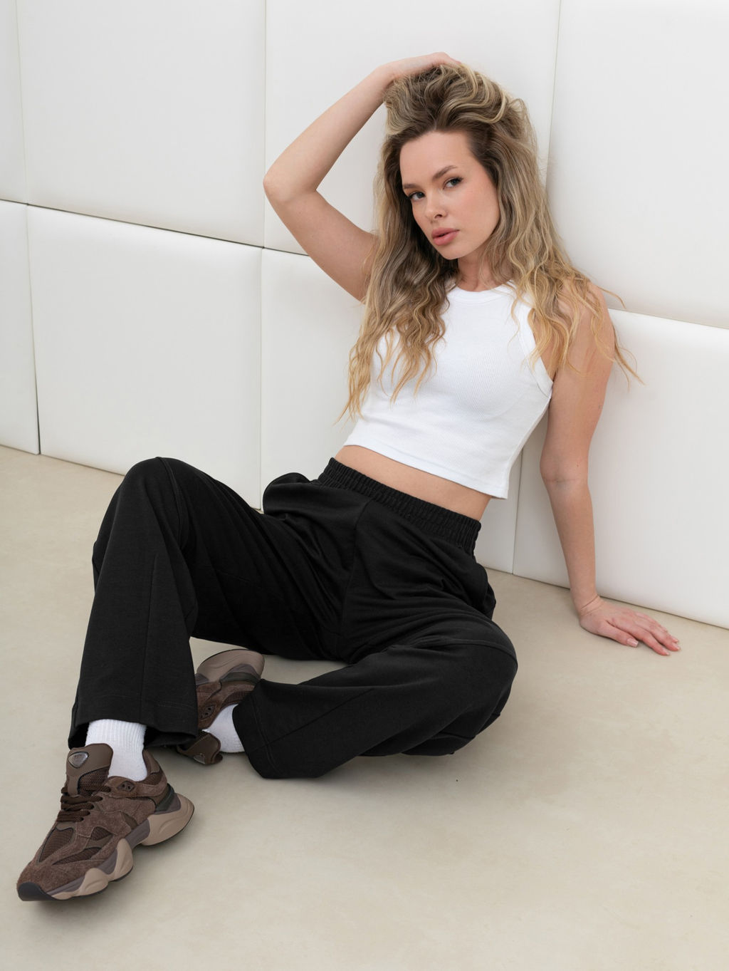 Брюки Бейс из футера с вискозой - Виотекс фото 20