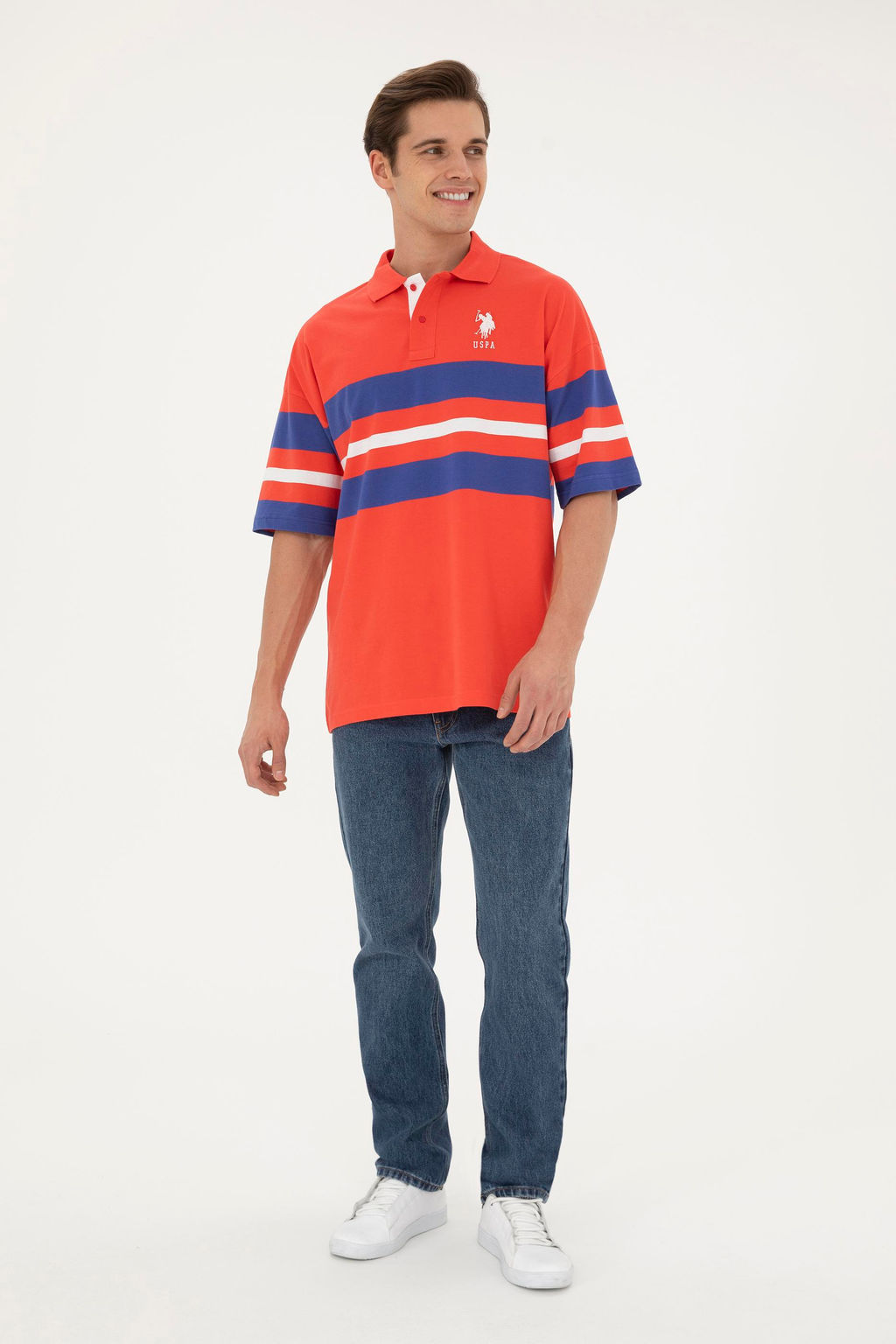 Мужская красная футболка Неожиданная скидка в корзине - U.s. polo assn фото 4