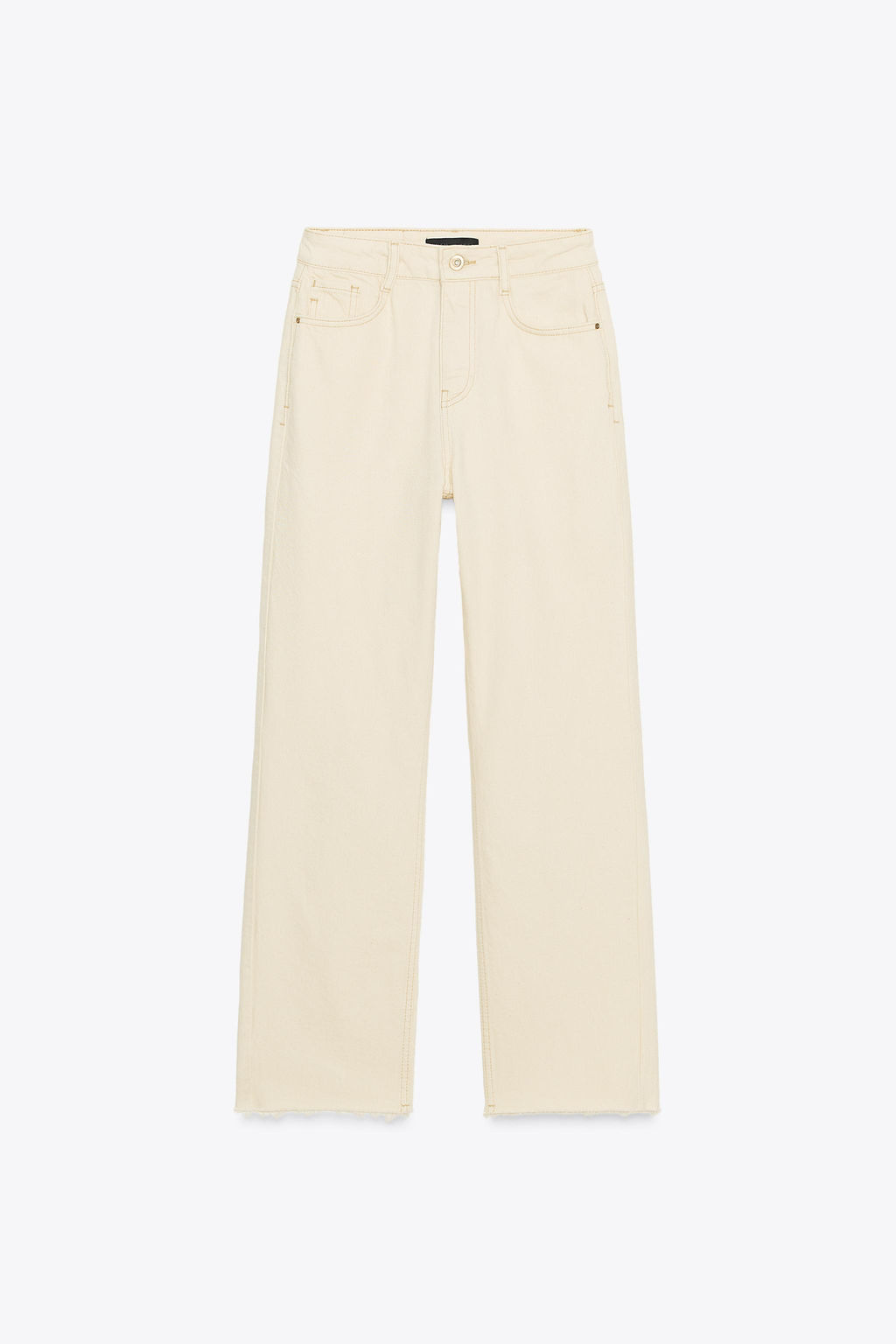 JEANS Z.02 STRAIGHT ANKLE HIGH-WAIST - Zara фото 16