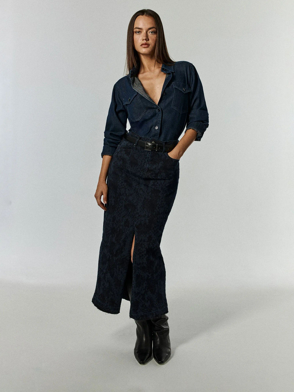 Юбка с принтом - Emka фото 2