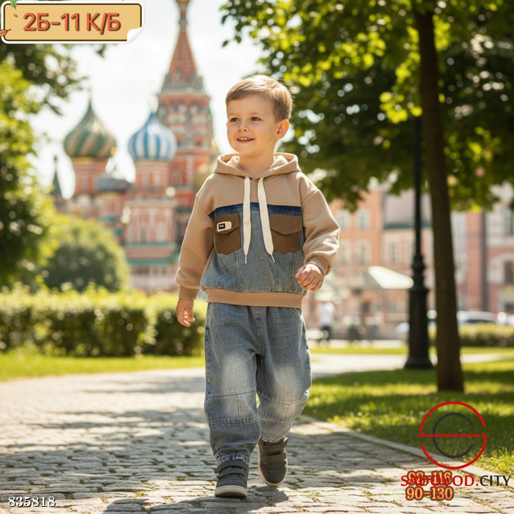 Костюм для мальчика джинсовый