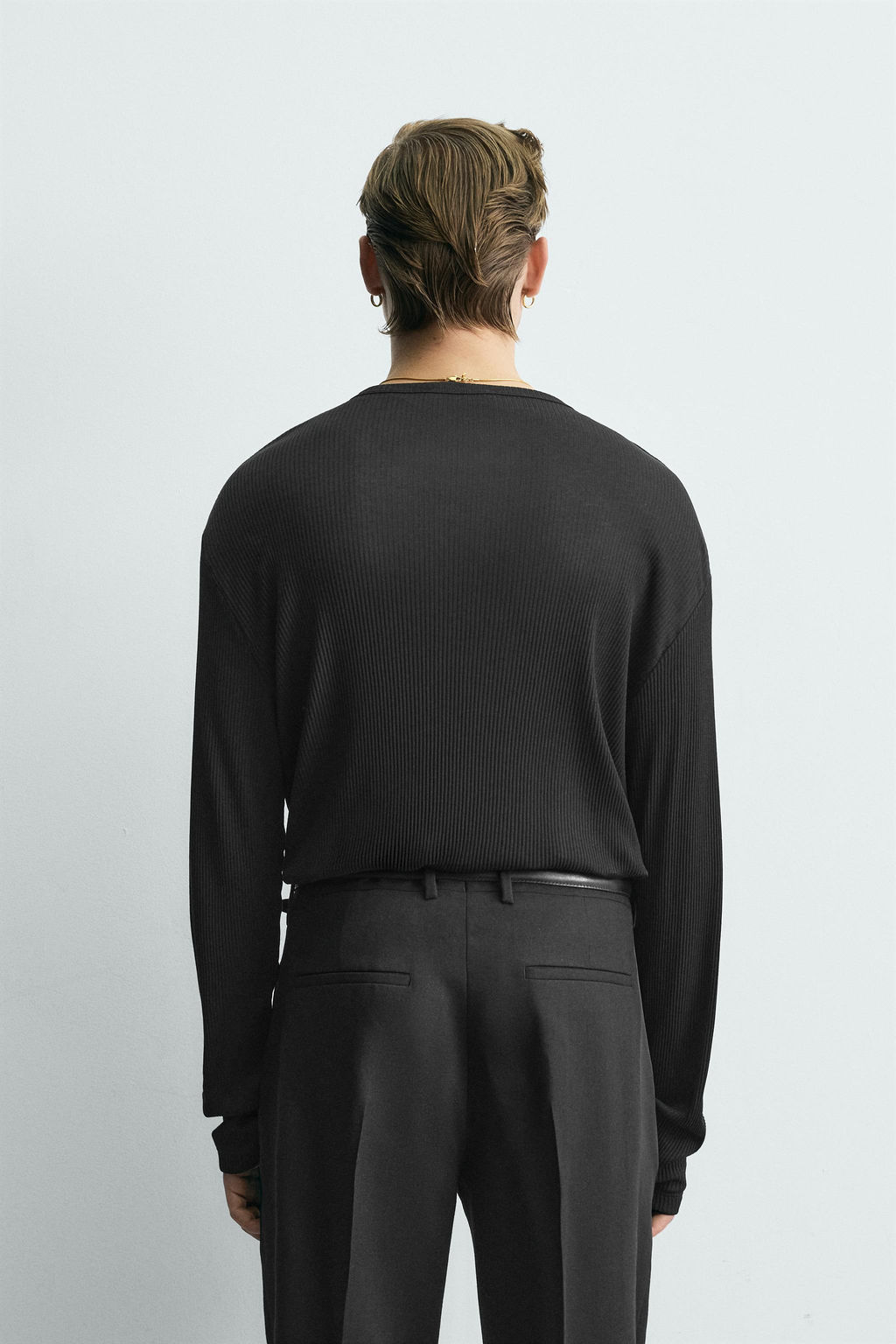 LIGHTWEIGHT LYOCELL - COTTON T-SHIRT - Zara фото 12