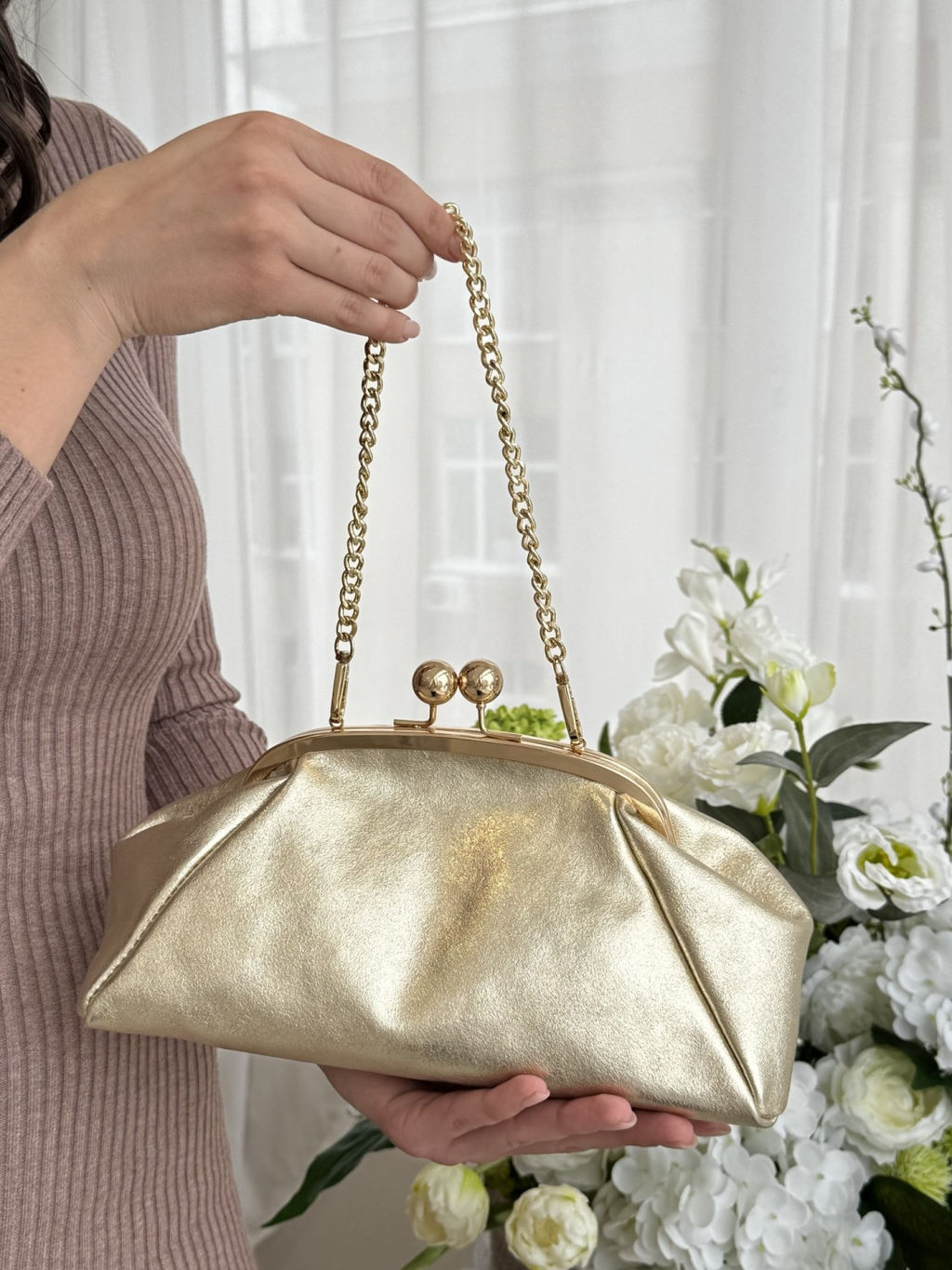 Сумка женская из телячьей кожи