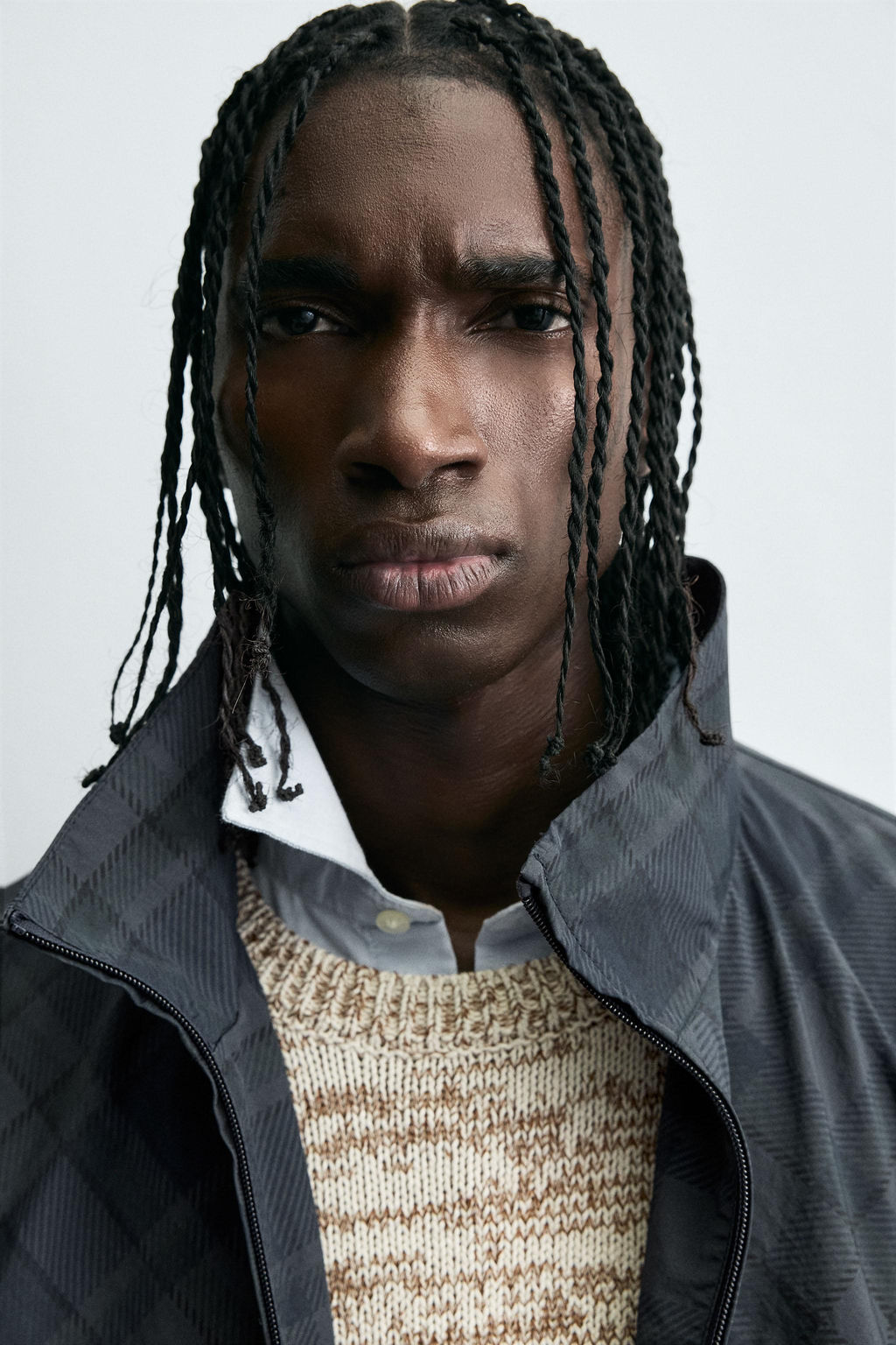 CONTRAST CHECK TECHNICAL JACKET - Zara фото 6