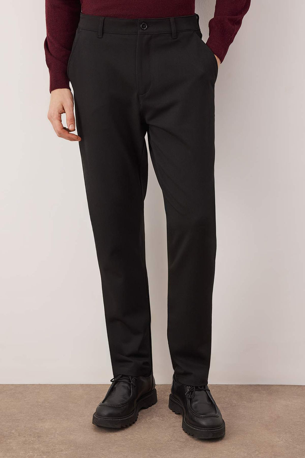 Lacivert Erkek Rahat Kesim Kumas Pantolon TMNAW26PL00025 - Trendyolmilla фото 9