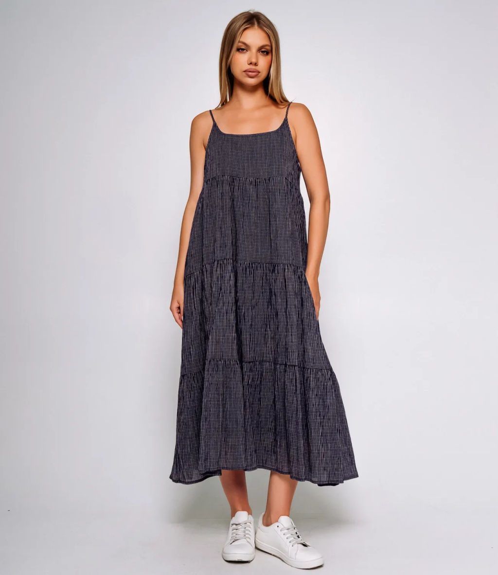 Сарафан #КТ012 (7), тёмно-синий