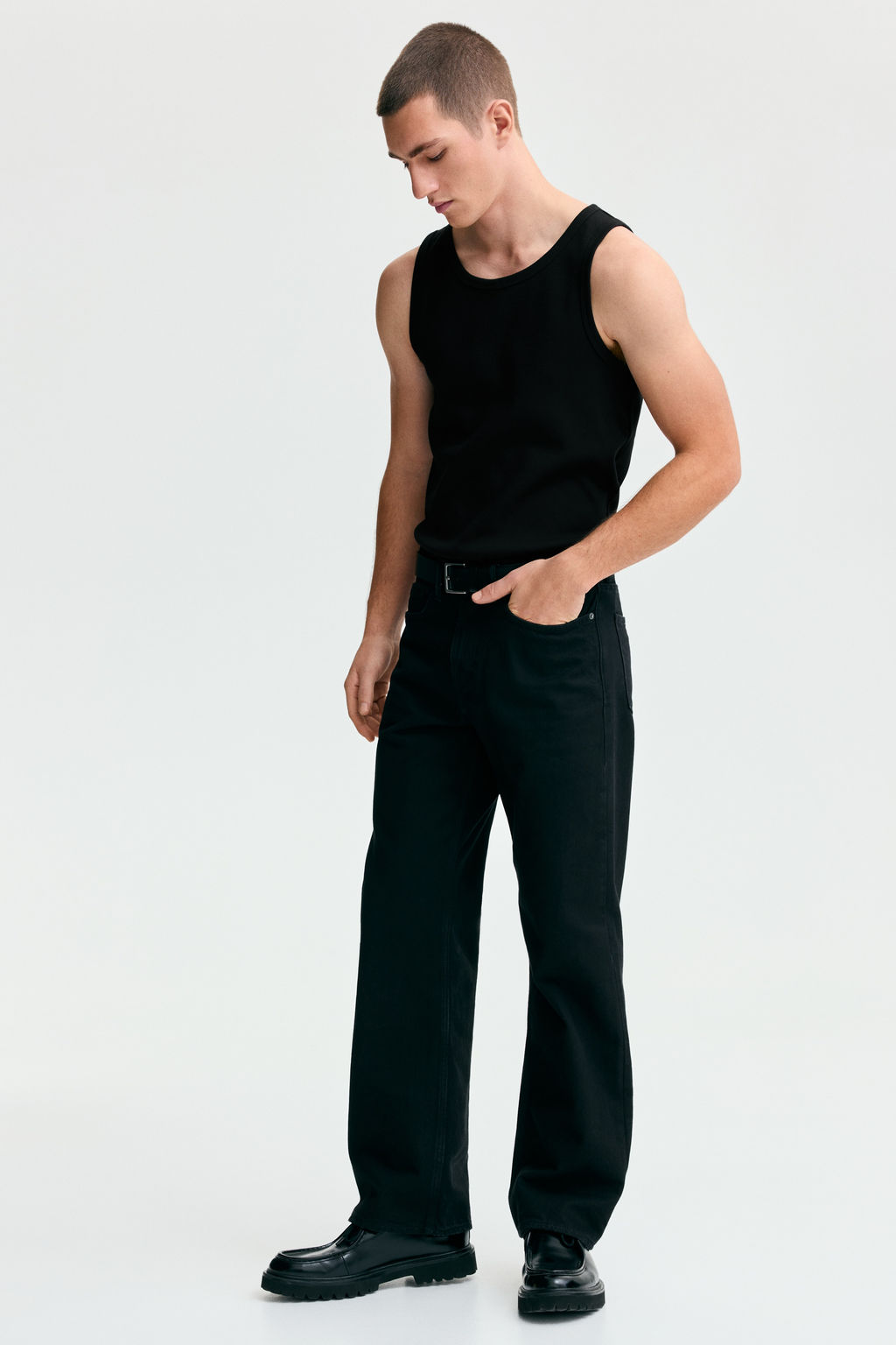 Camiseta sin mangas en canal? Slim Fit - H&m фото 8