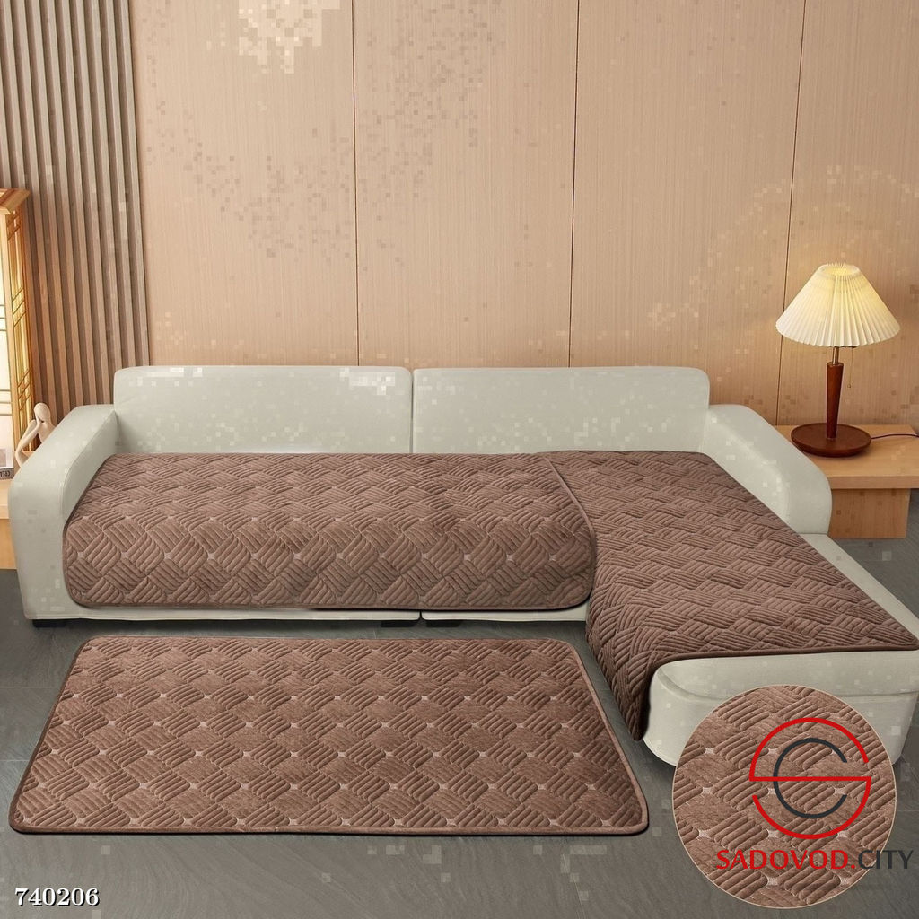 Накидки на диван набор