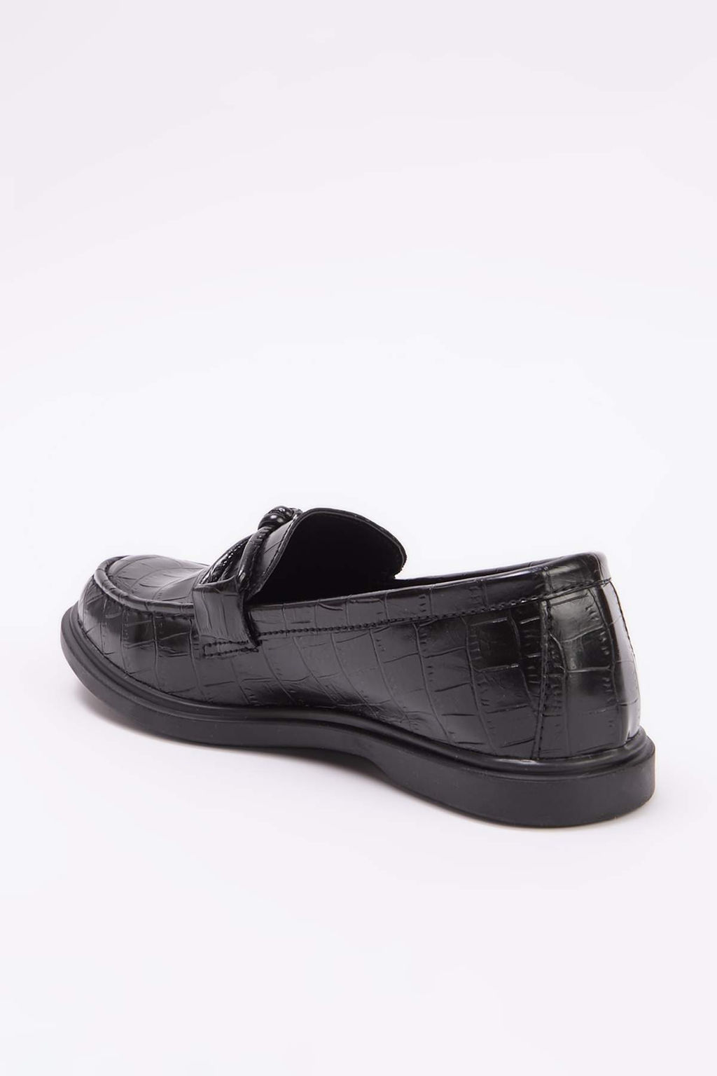 Siyah Fiyonklu Kad?n Loafer Ayakkab? TAKSS26LA00004 - Trendyolmilla фото 7