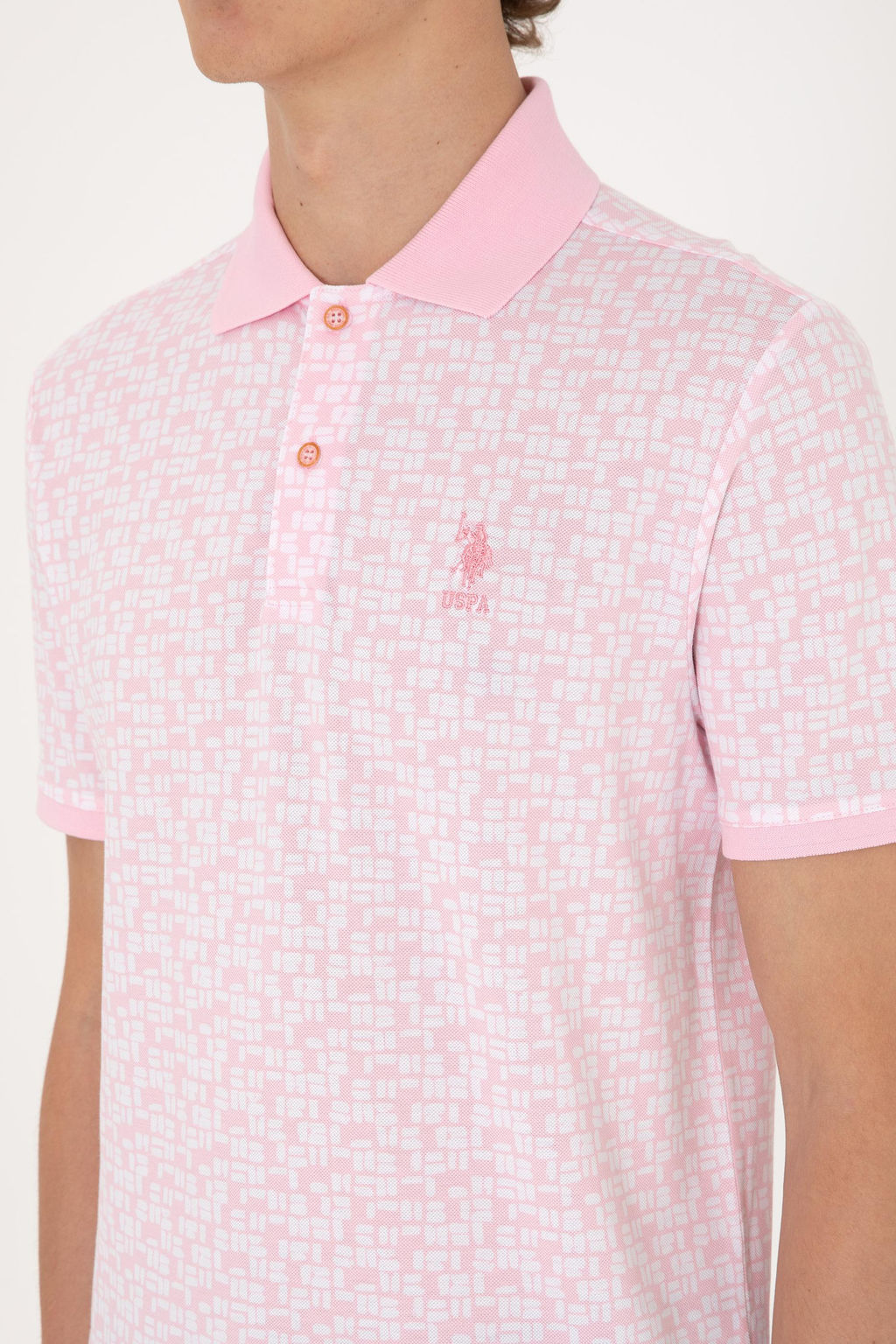 Erkek A__k Pembe Ti__rt Sepette S_rpriz _ndirim - U.s. polo assn фото 7