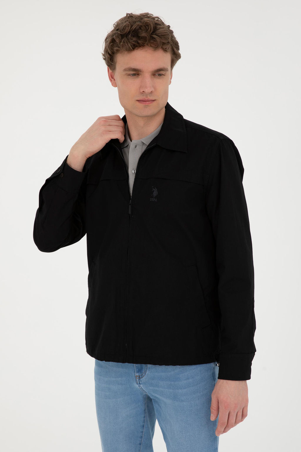 U. S. Polo Assn / Мужская черная рубашка с длинным рукавом - U.s. polo assn фото 10