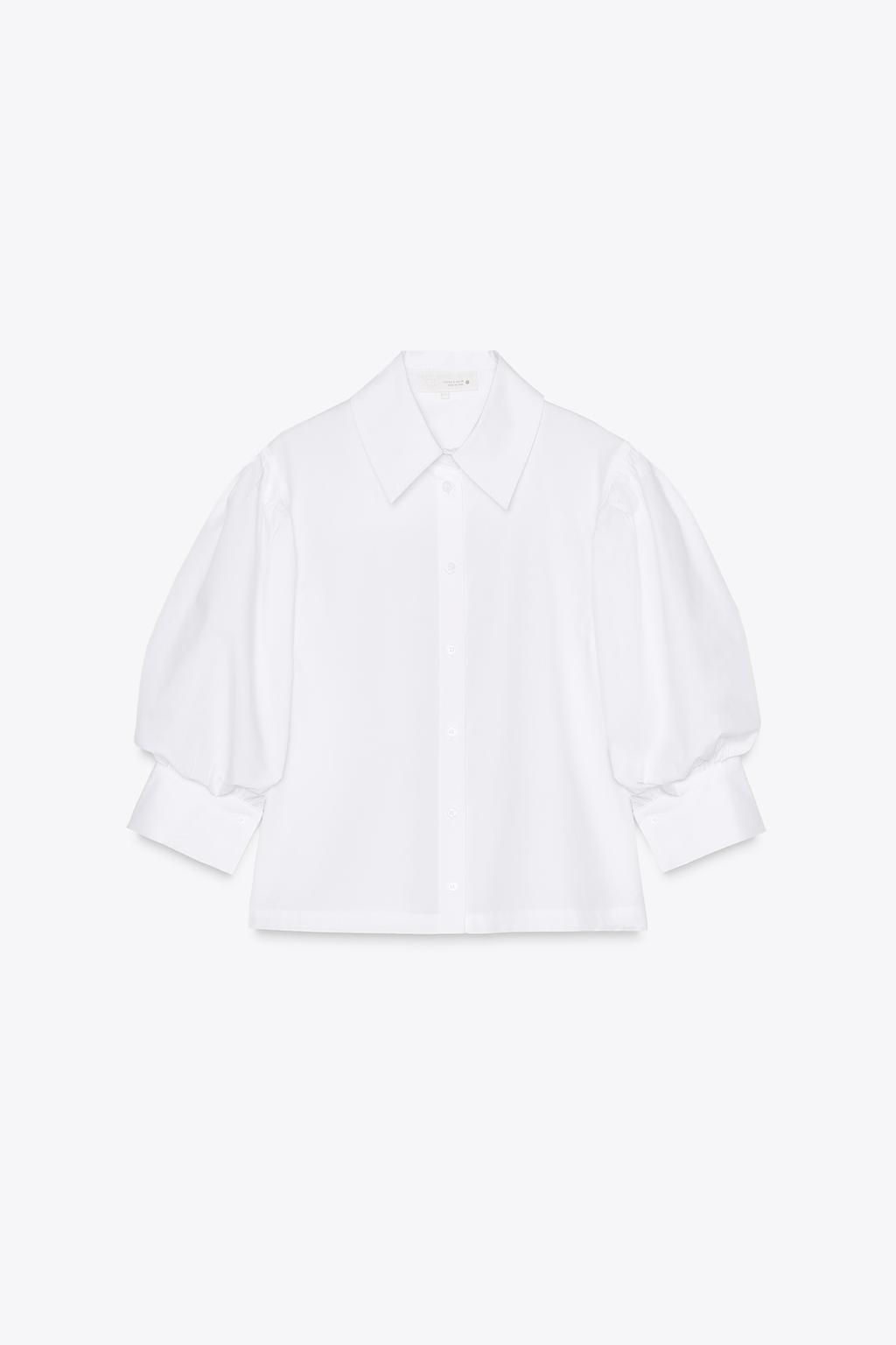 ZW COLLECTION POPLIN SHIRT - Zara фото 23