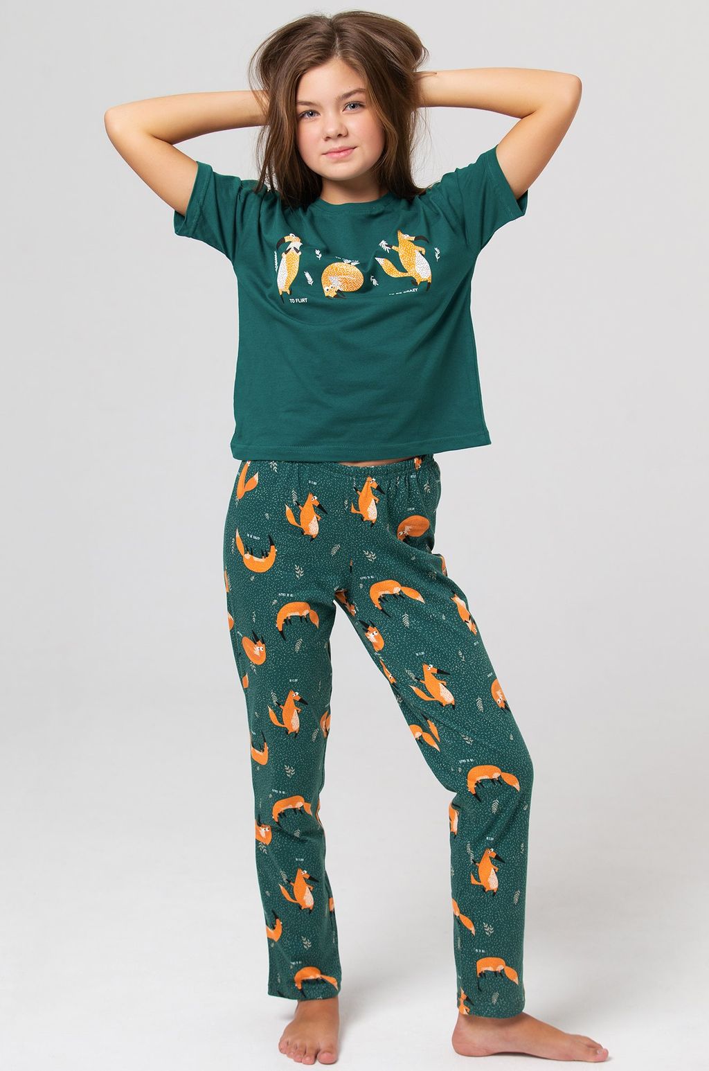 Пижама для девочки Happy Fox