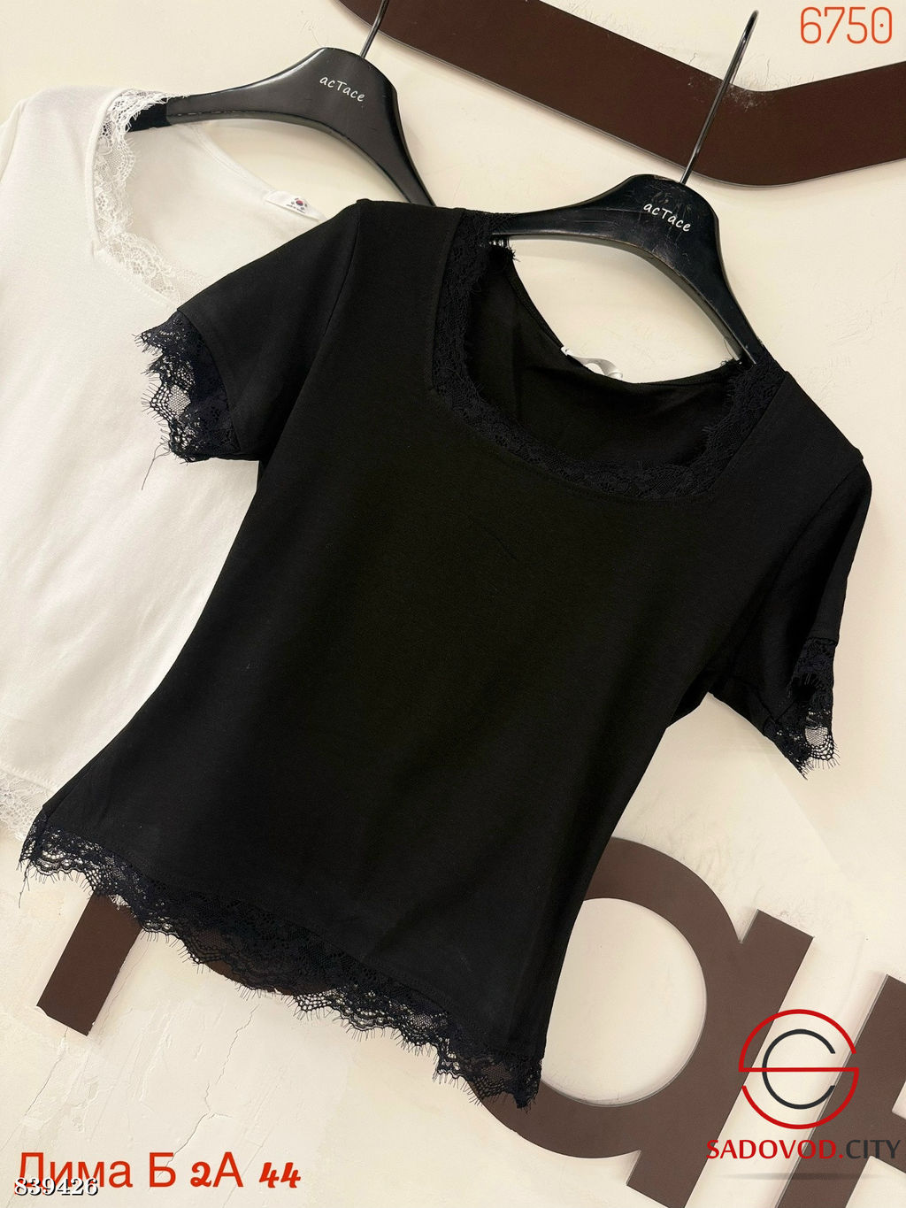 Футболка женская с гипюром - Bruno фото 6