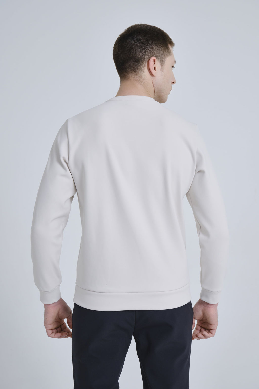 Свитшот с флисом Светло-серый - Anta фото 4