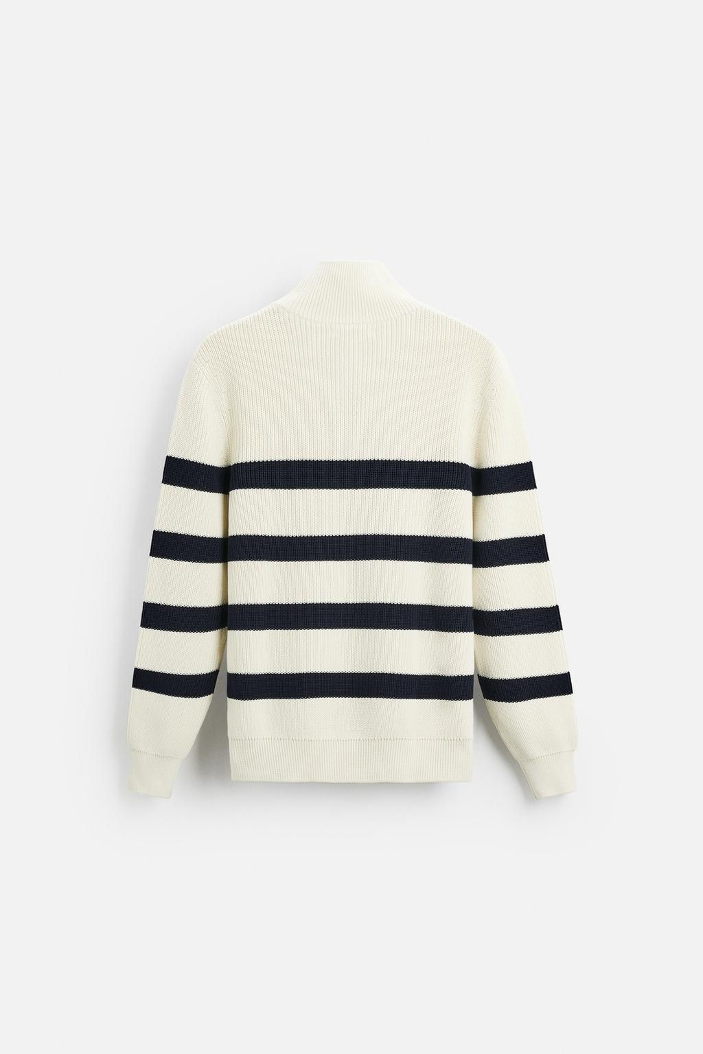 ZIP HIGH NECK SWEATER - Zara фото 7