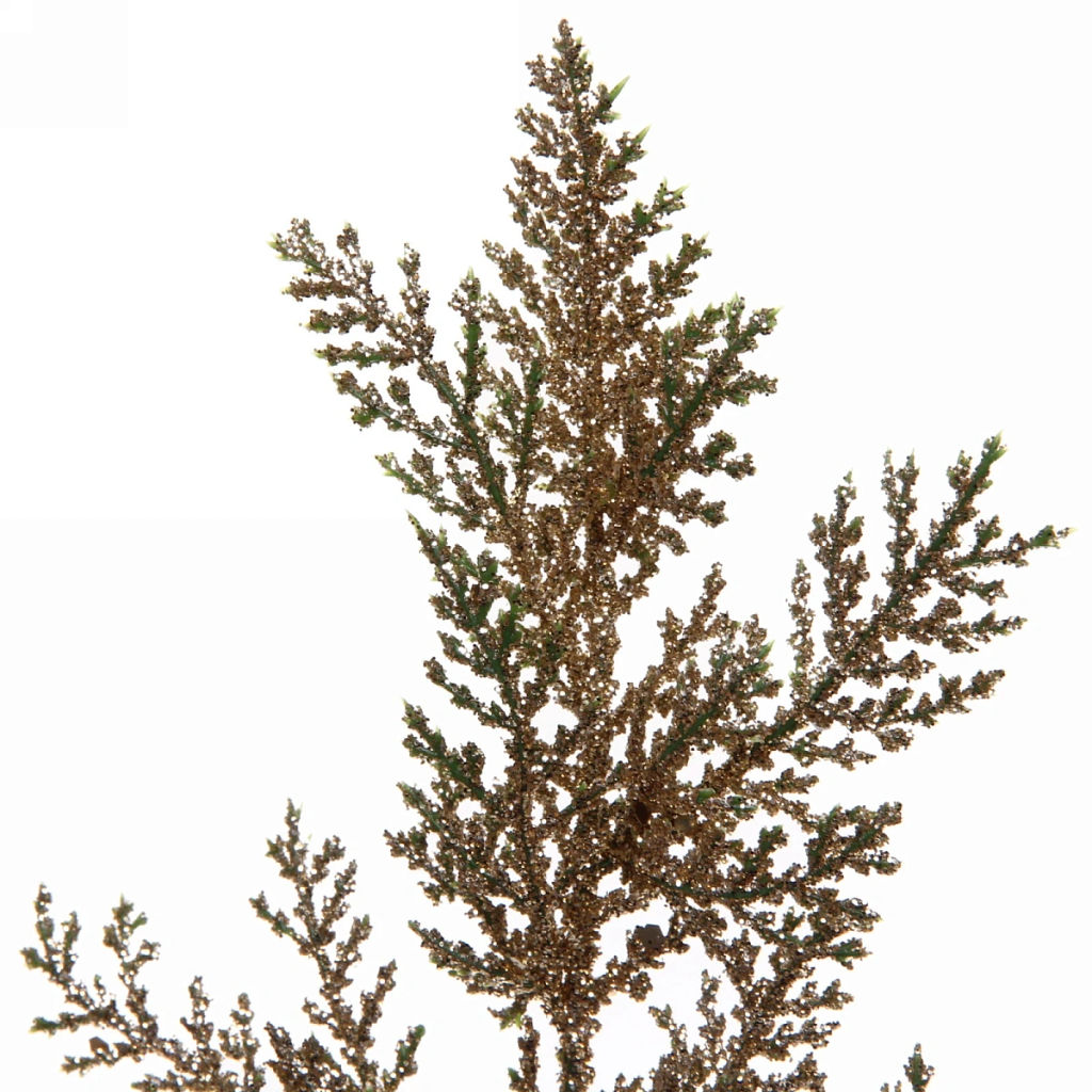 Цена за 4 шт. Ветка декоративная "Блеск" 25 см, Шампань