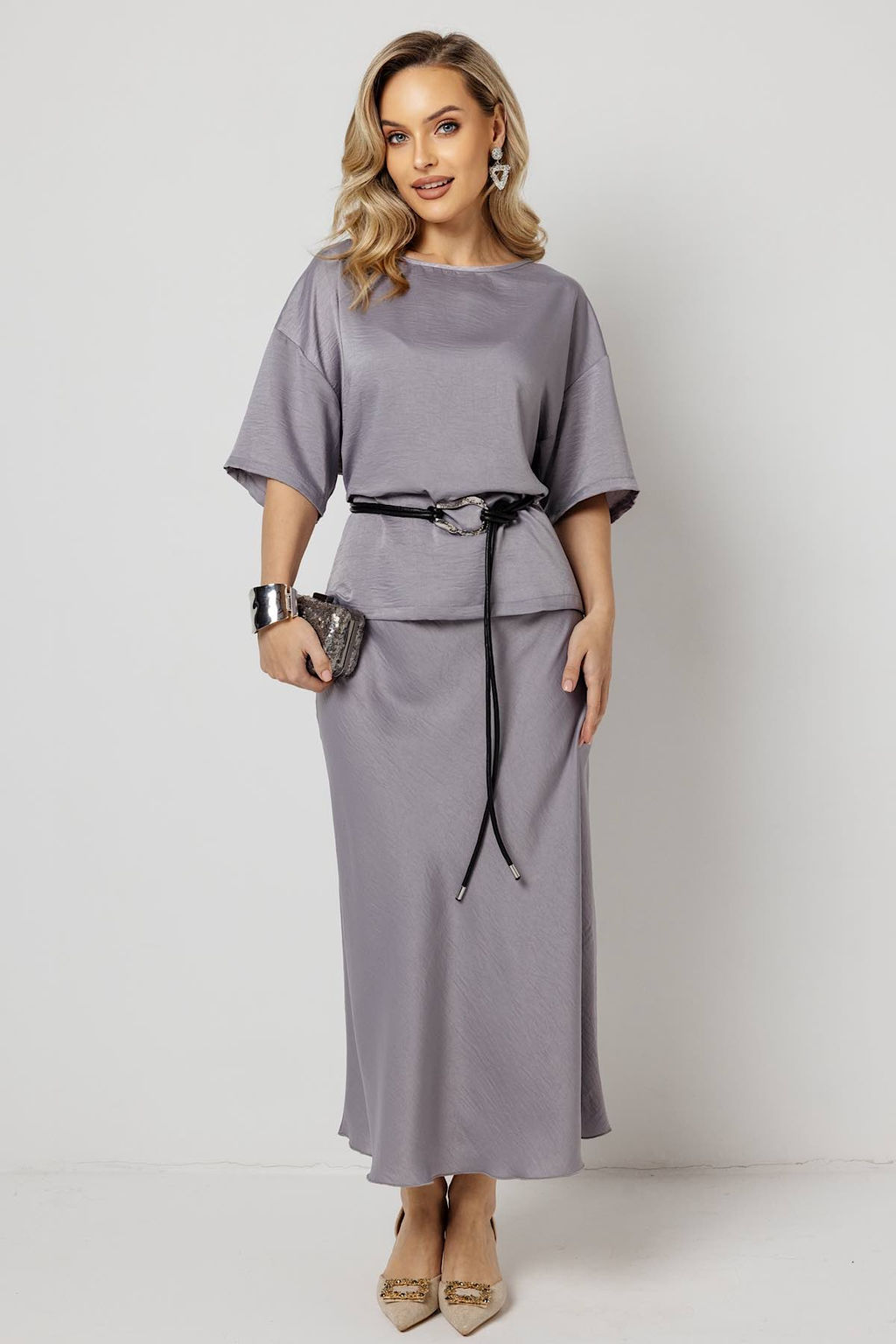 Юбка женская 198/03/Серый - Rise фото 4