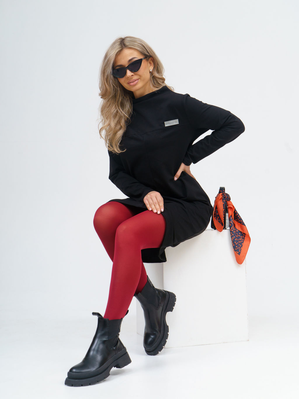 854 Платье "черный"