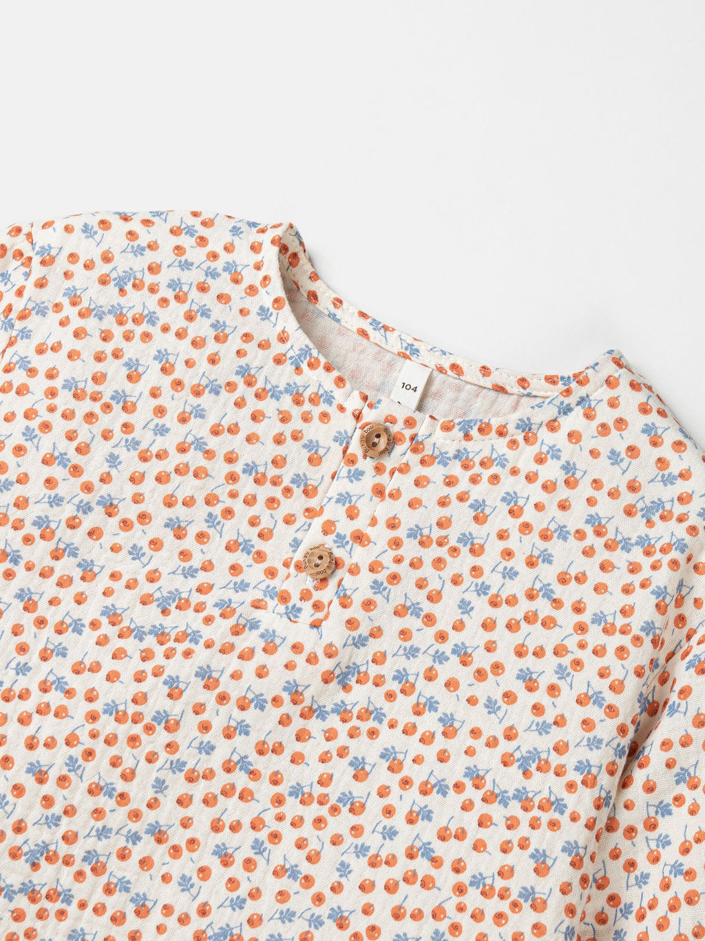 Рубашка муслиновая "Ягодки"