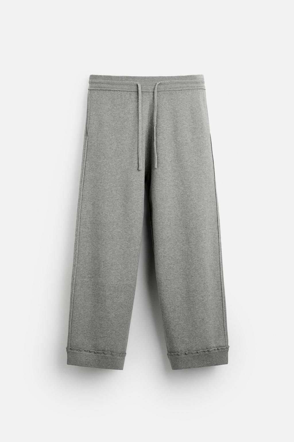 STITCH DETAIL JOGGER TROUSERS - Zara фото 6