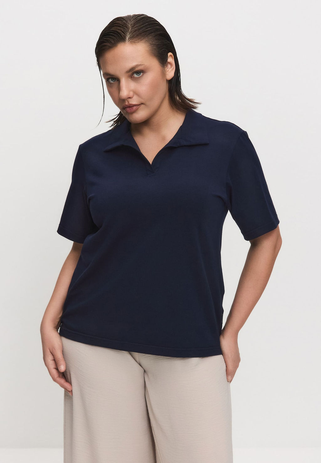 Футболка-поло женская 25234-492 мокко - Avese фото 56