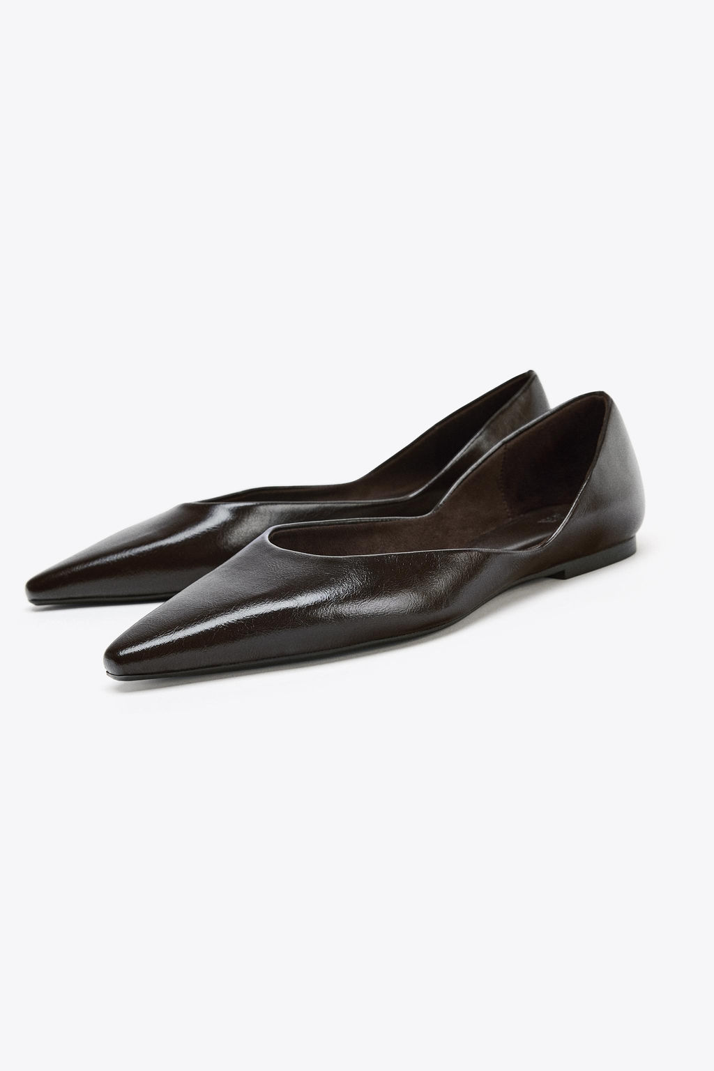 POINTED FLAT SHOES - Zara фото 8