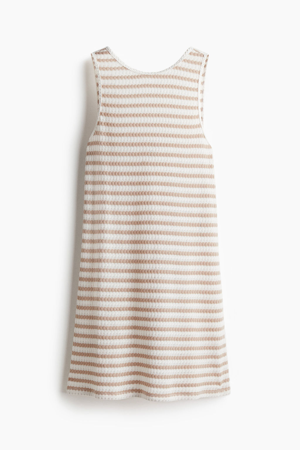 Vestido sin mangas en punto texturizado - H&m фото 3