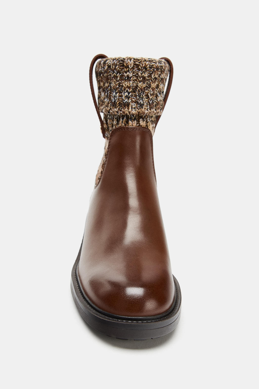 FLAT SOCK ANKLE BOOTS - Zara фото 6