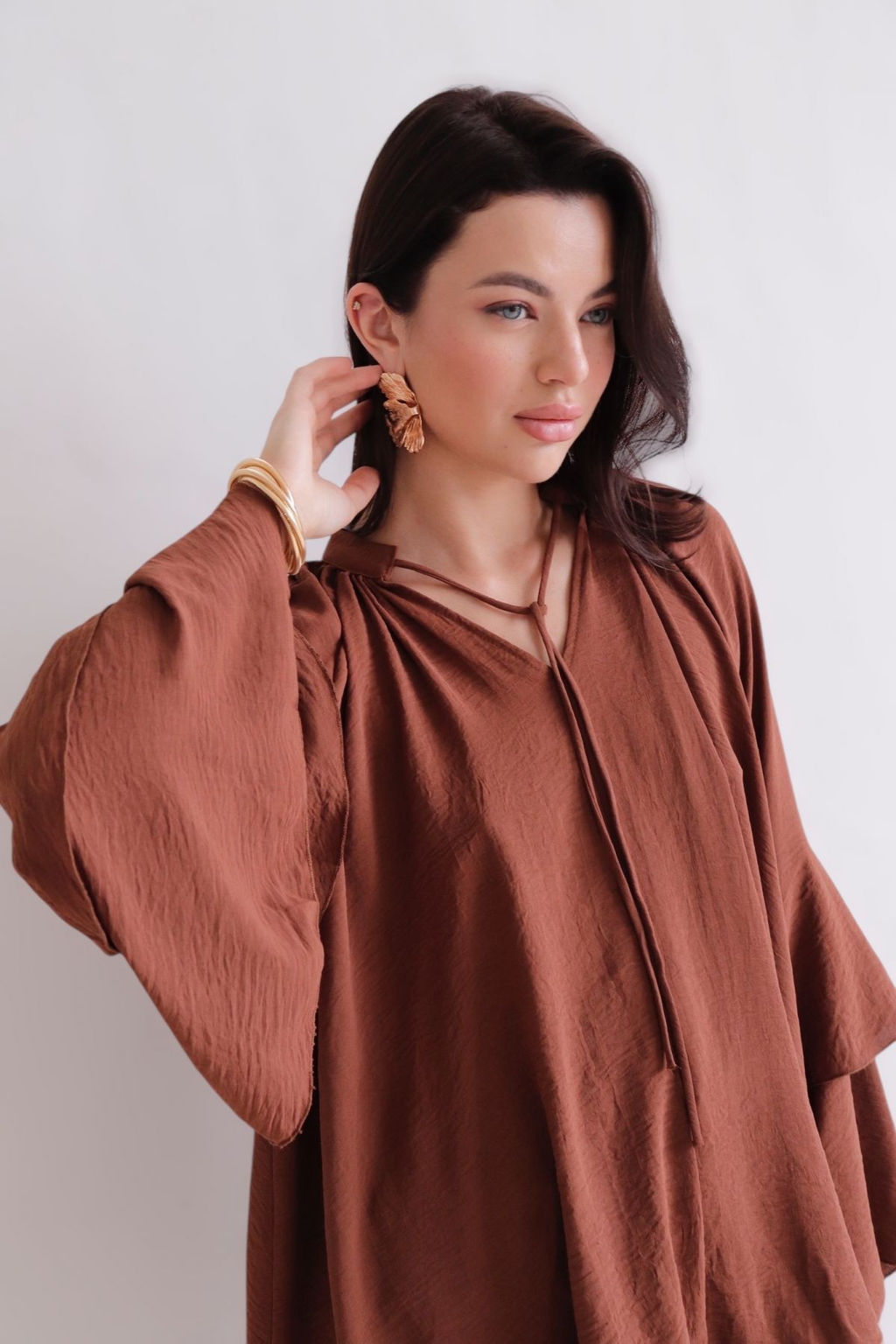 Martichelli Блуза кофейная  фото 17