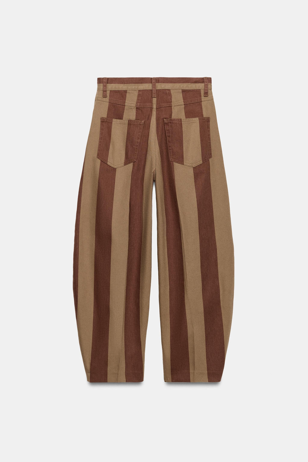 JEANS ZW COLLECTION TAPERED TIRO ALTO RAYAS / rayas - Zara фото 7