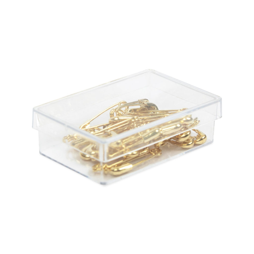 Булавки английские Gamma PAG-19 под золото сталь в блистере 25 шт 19 мм