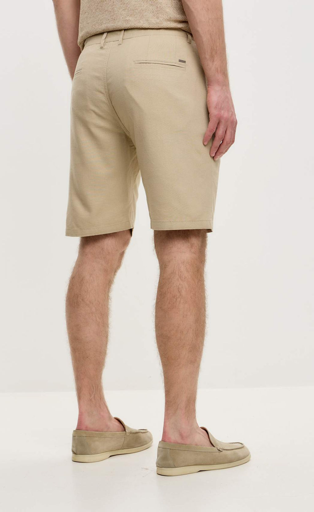 Шорты лен F511-0960-1Rus d.beige - Fine joyce фото 6