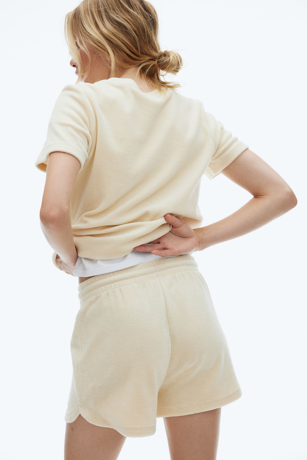Pantal?n corto en velour - H&m фото 5