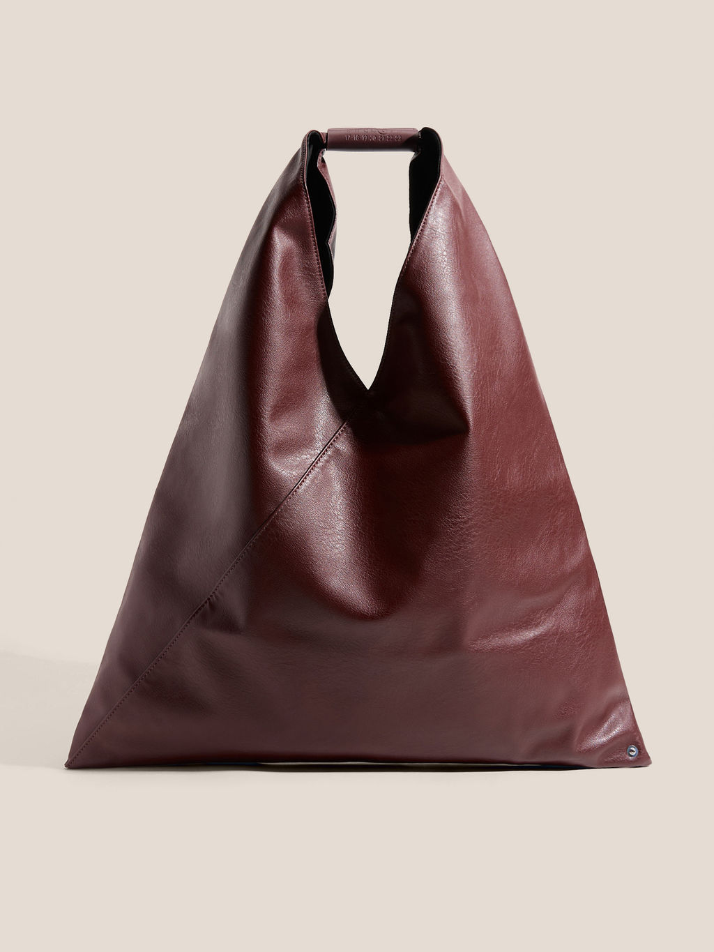Женский шоппер MM6 MAISON MARGIELA CLASSIC JAPANESE HANDBAG Артикул 4670099, коричнево-бордовый