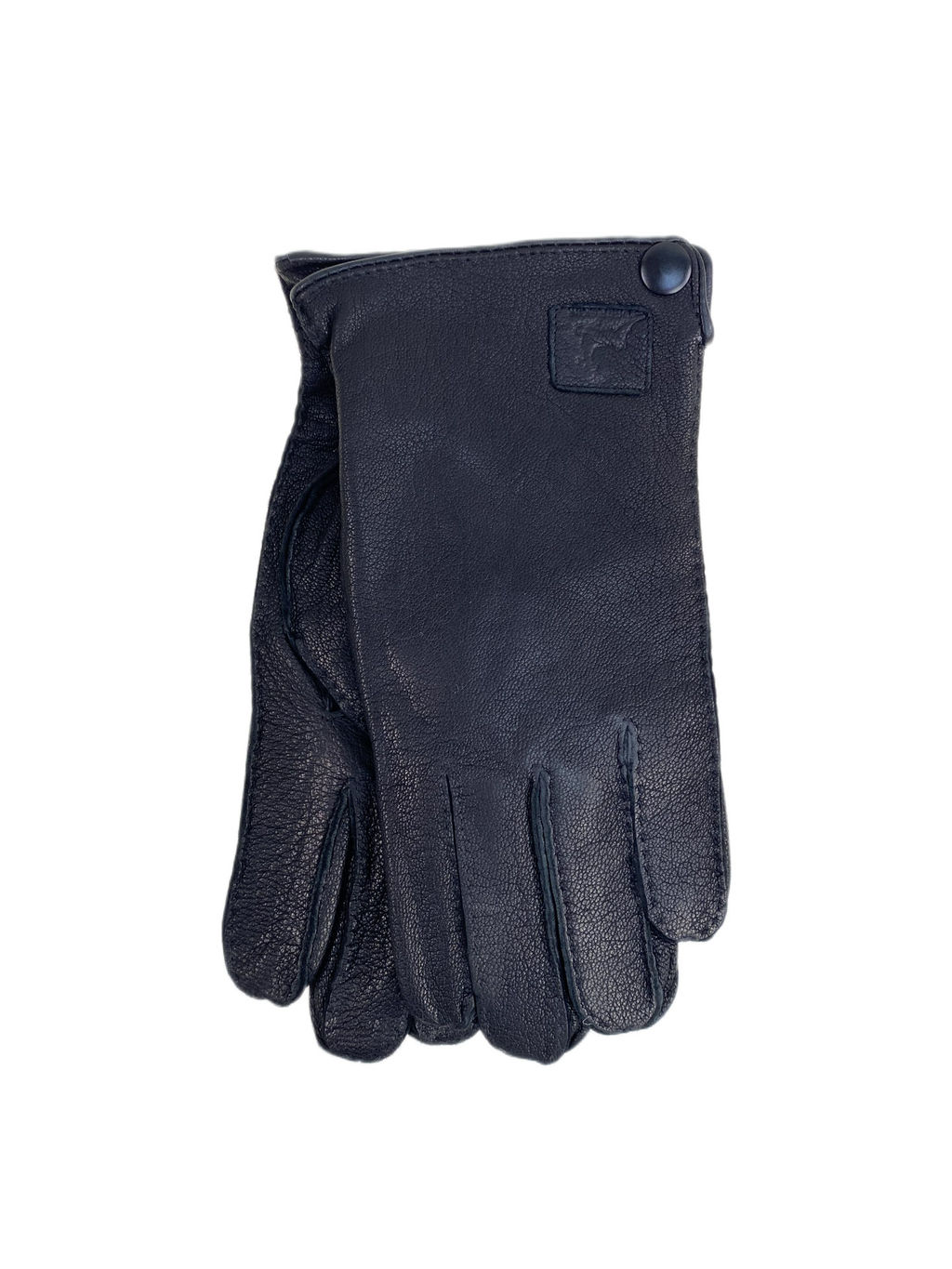 Перчатки мужские из натуральной кожи цвет черный