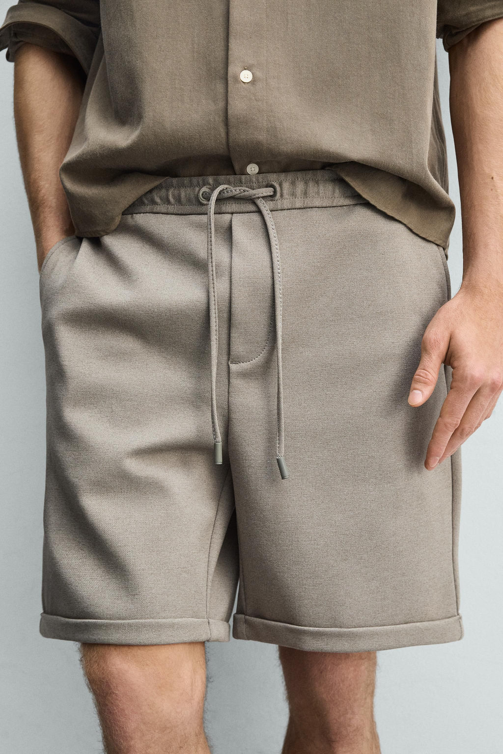 BERMUDA REGULAR FIT CONFORT / Khaki claro - Zara фото 5