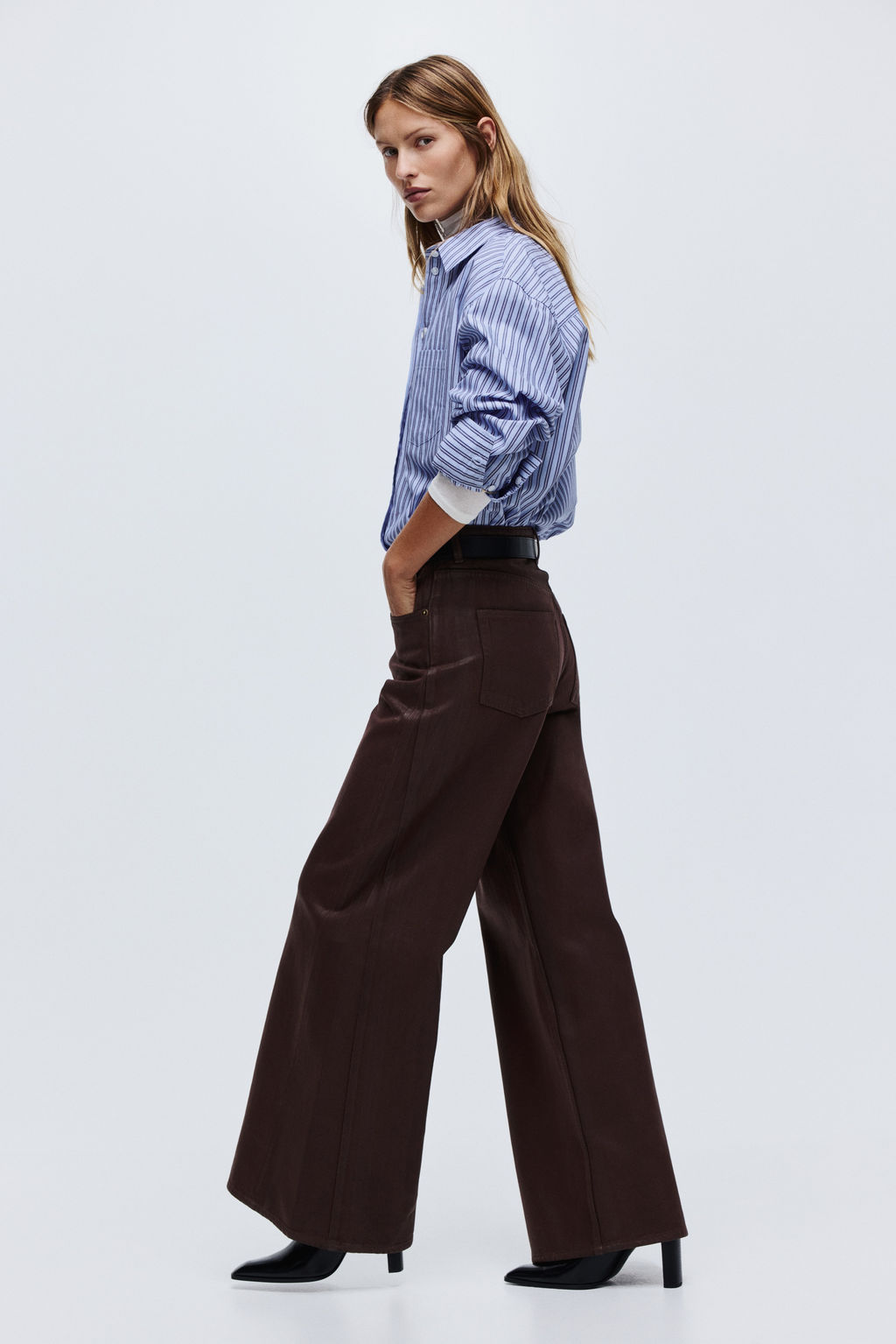 Wide High Jeans - H&m фото 3