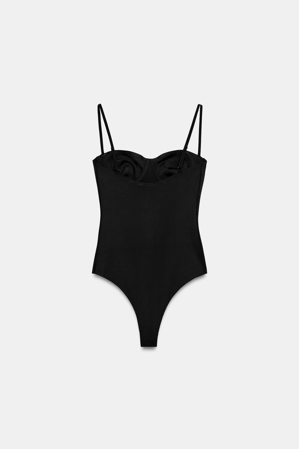 BODY LENCERO POLIAMIDA / Negro - Zara фото 5